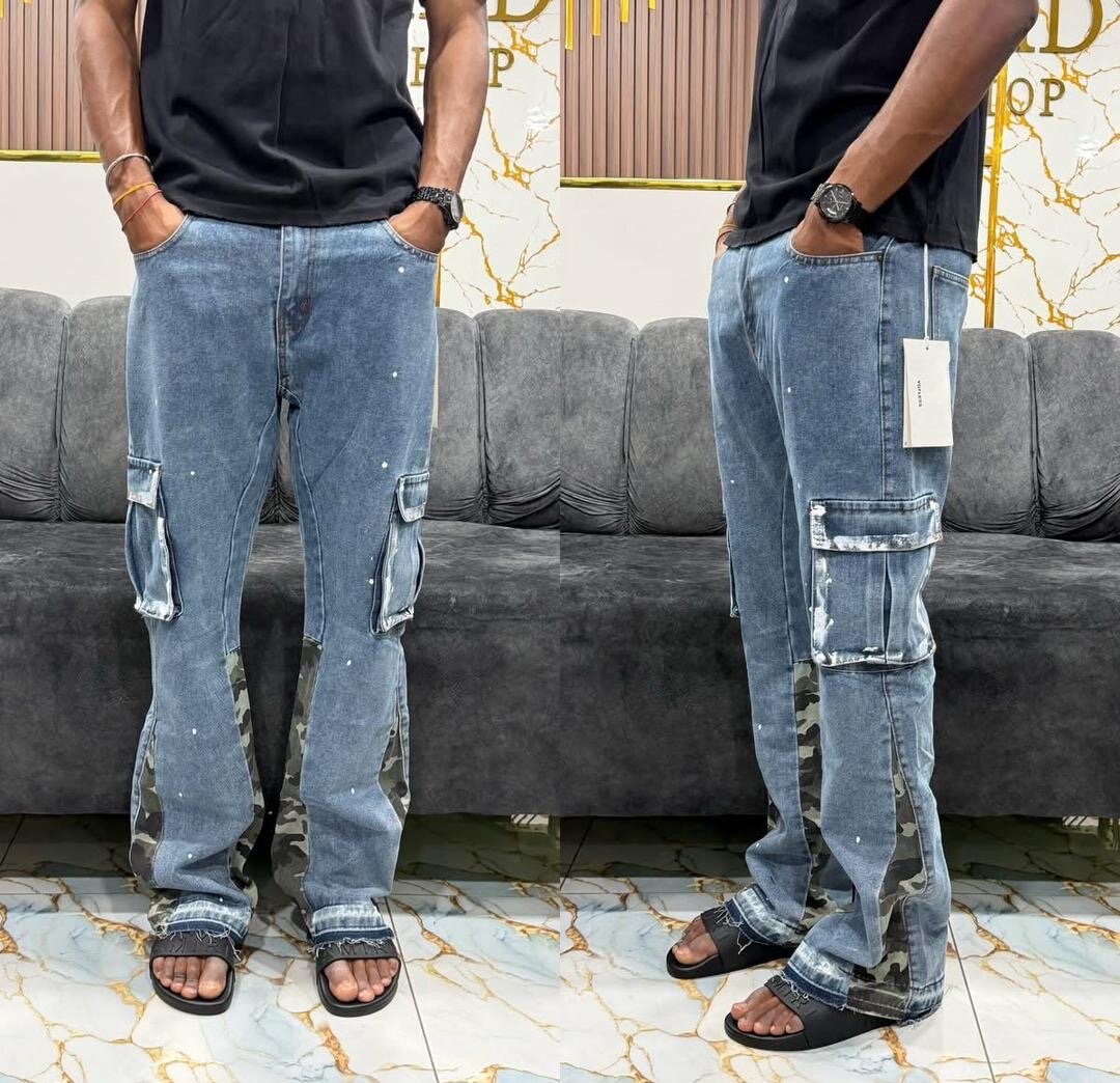 Jean cargo homme style urbain