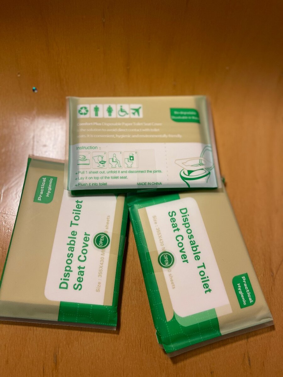 Couvre-siège WC jetable pratique
