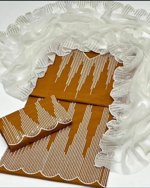 Soft cotton lawn 3 pc ,