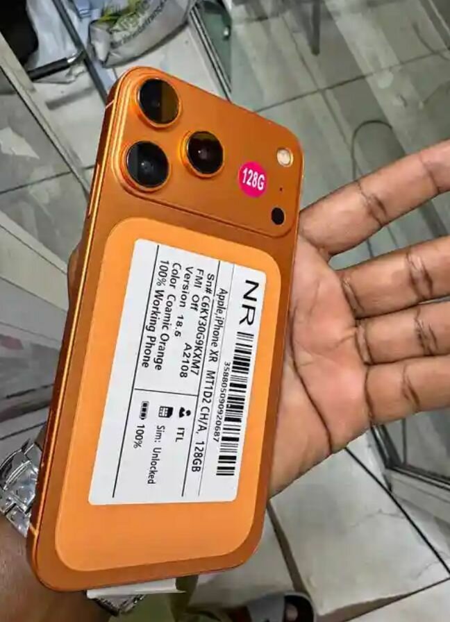 Smartphone 128 Go Orange