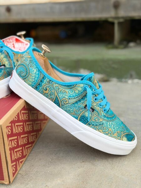 Chaussures Vans Bleu Éthnique