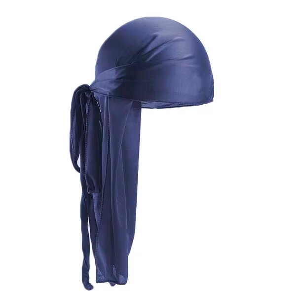 Durag  bleu  marrine +surprise