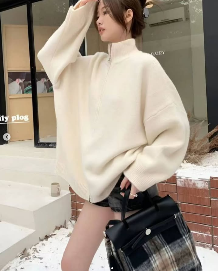 Женский белый кардиган 