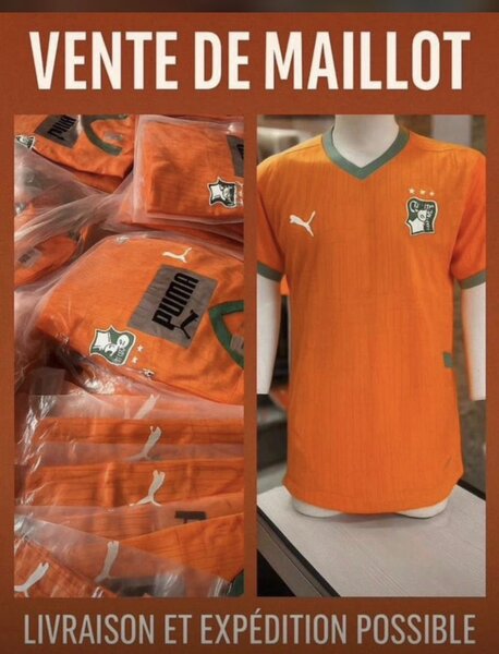 Maillot Côte d'Ivoire
