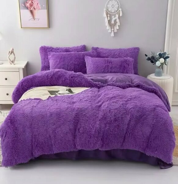 Purple lovers 💜💜 8pcs Fluffy Duvet set