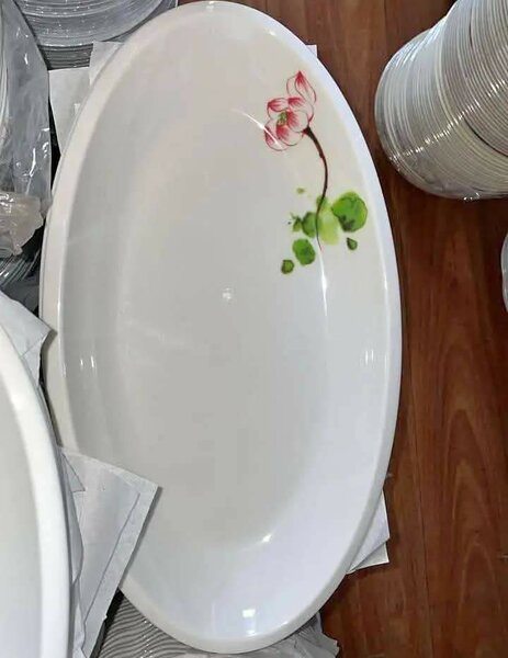 Assiettes décoratives en porcelaine