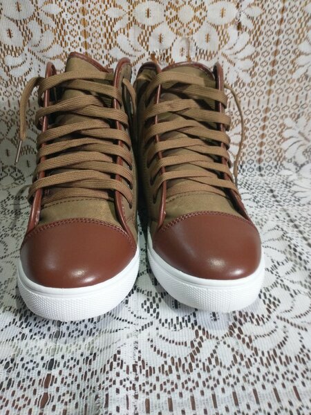 Baskets montantes en toile