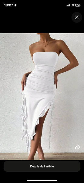 Robe élégante bustier femme