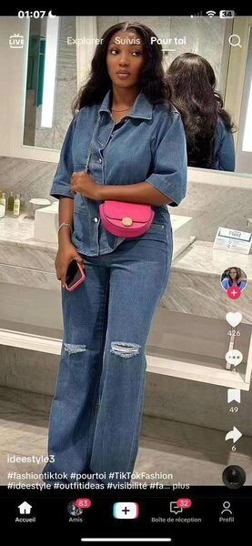 Jeans top and down available