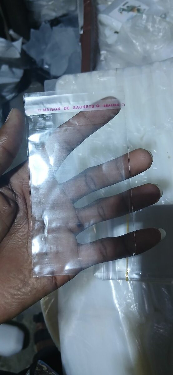 Sachets Plastique Transparente