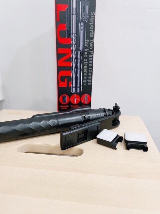 Selfie sticks with LED light