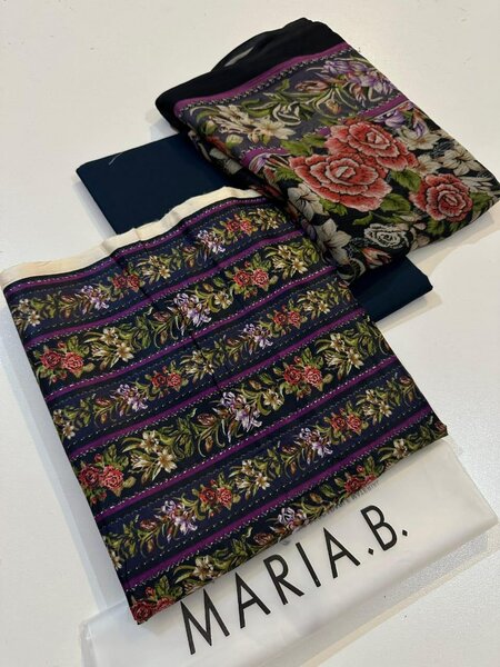 Printed lawn suit