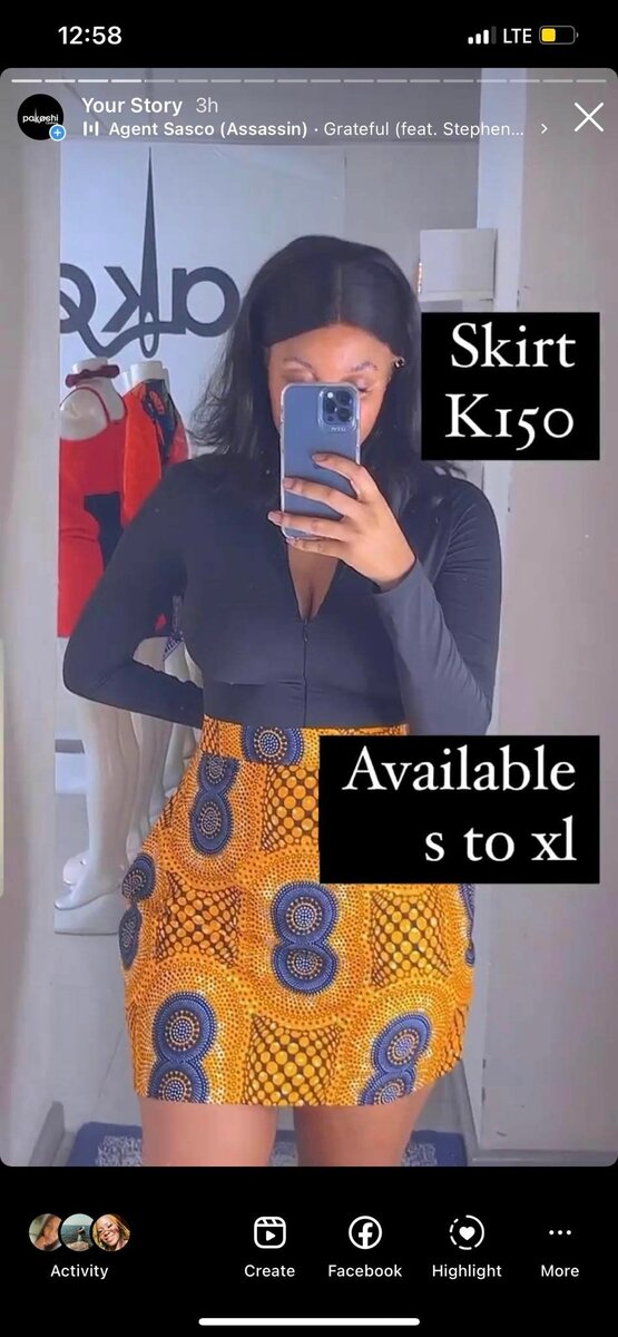 Women's Mini Skirt with yellow color Print