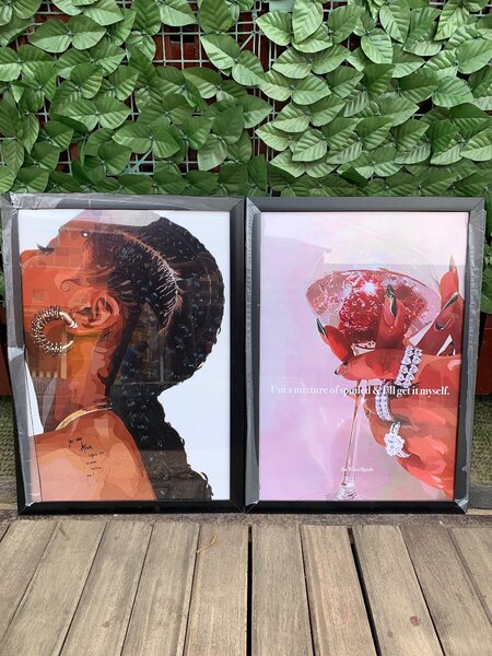 Both wood Lamination and Frame. Prices ranging 60gh -750gh