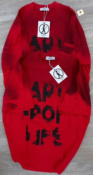 T-Shirts Unisexe Graffiti Rouge