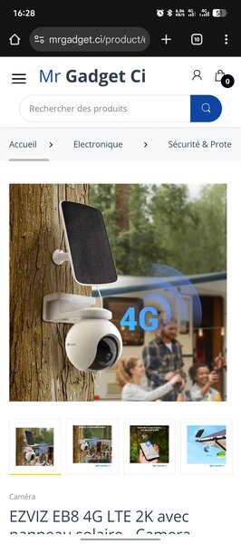 Caméra de surveillance 4G
