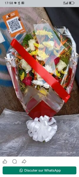 Bouquet fleuri vibrant