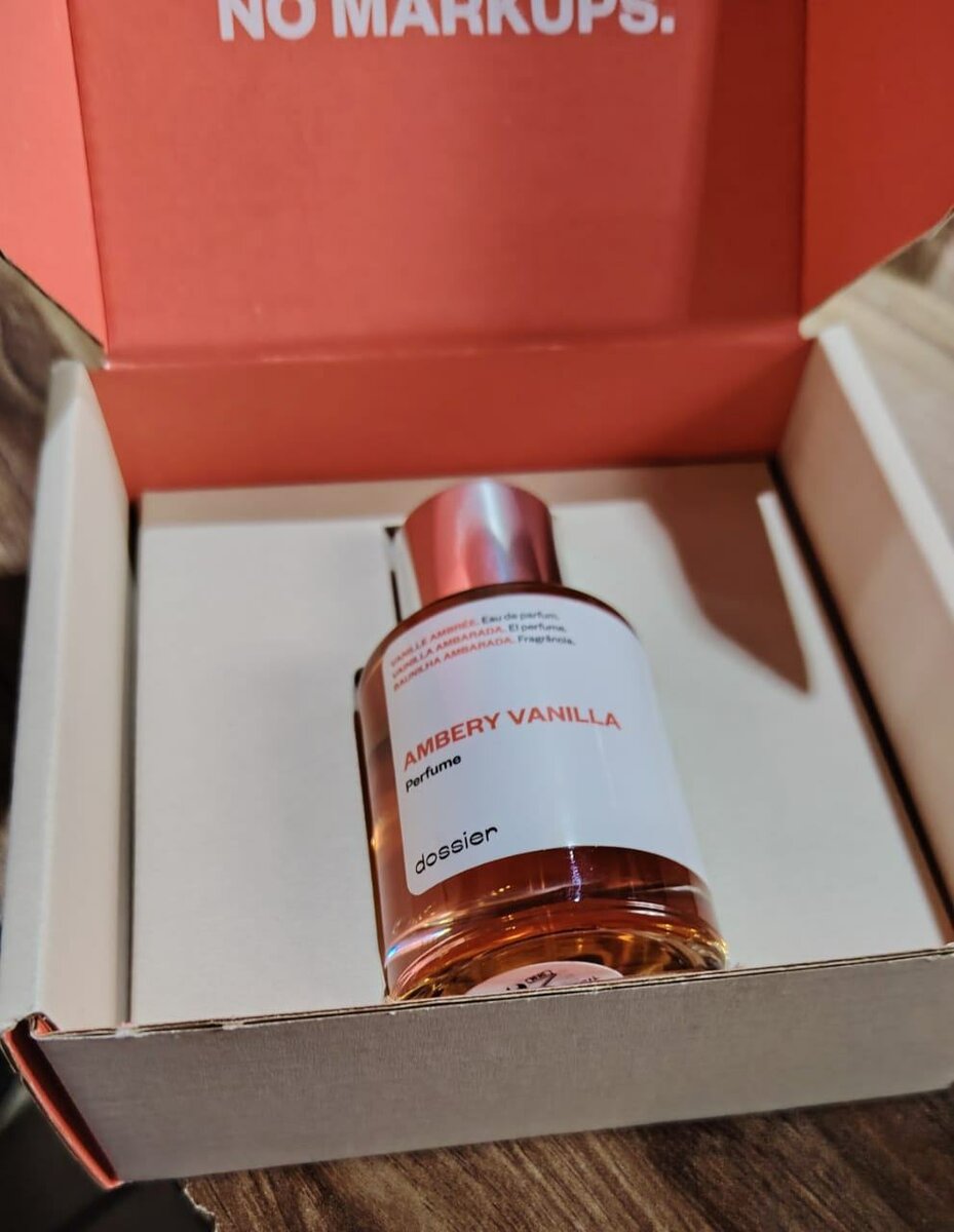 Parfum Dossier Ambery Vanille