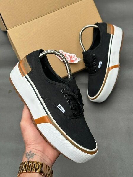 Baskets Vans noires unisexes