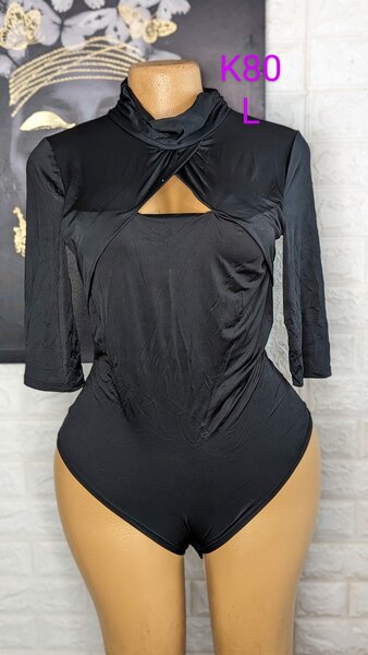 Beautiful, high-quality and comfortable women's bodysuit black