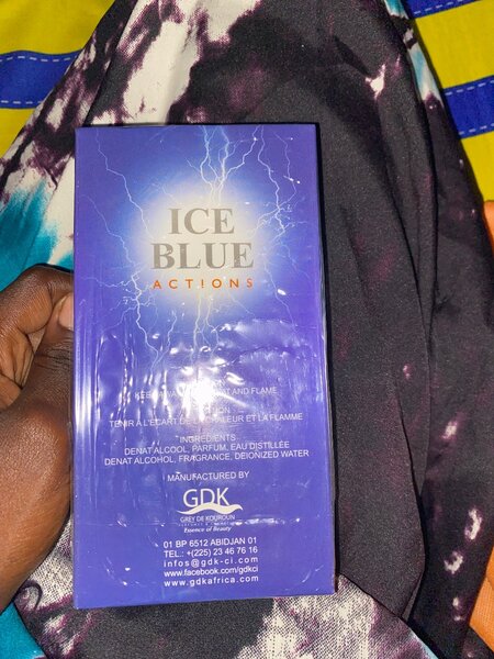 Parfum Ice Blue Actions 90ml