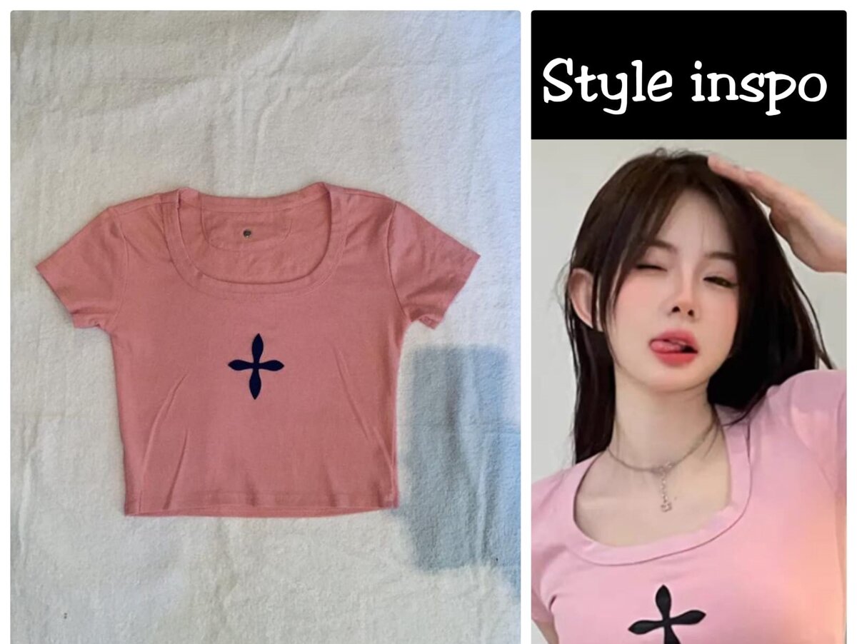 Salaula crop tops and tops