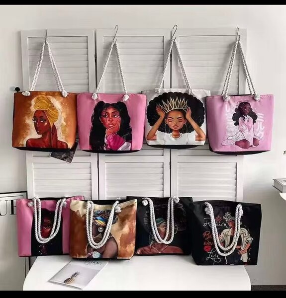 Sac cabas artistique bohème