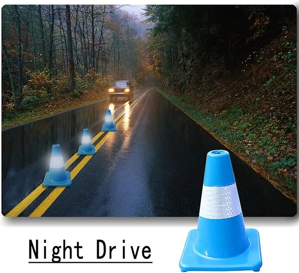 Cônes de signalisation réfléchissants