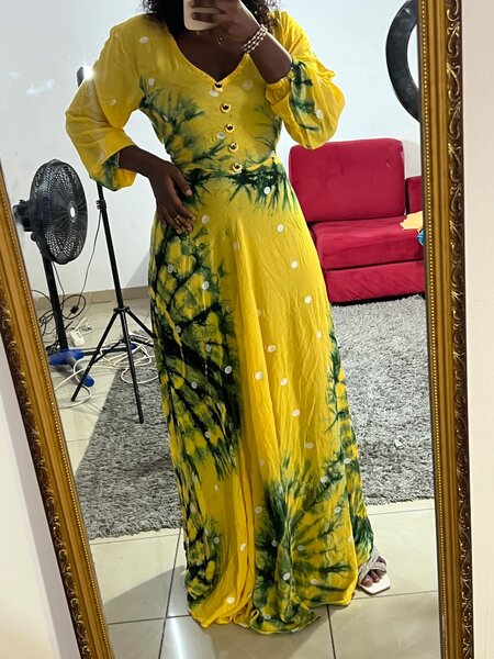 Robe en dempé