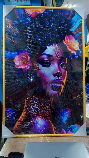 Tableau de femme ethnique