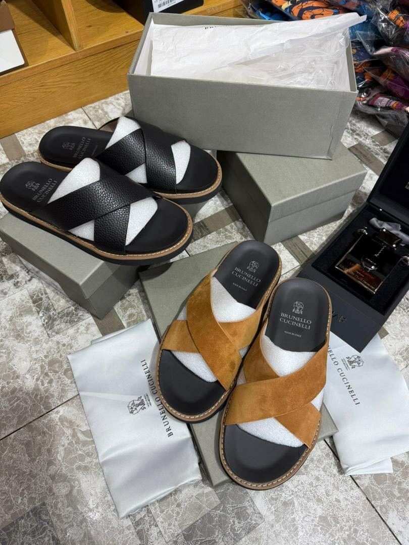 BRUNELLO CLASSIC SLIPPER