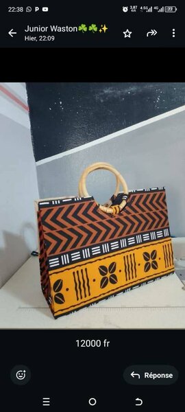 Sac à main artisanal coloré