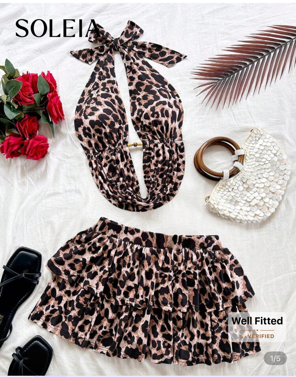 Maillot de Bain Léopard Femme