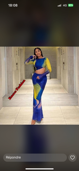 Robe longue élégante femme