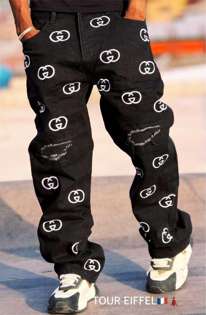 Jeans cargo streetwear