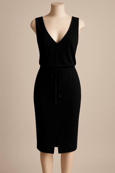 Robe Noire Élégante Femme