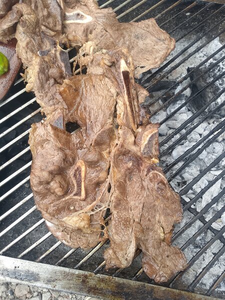 Charcoal grilled tbone