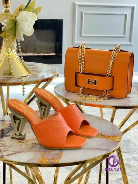 Louis Vuitton heel with bag