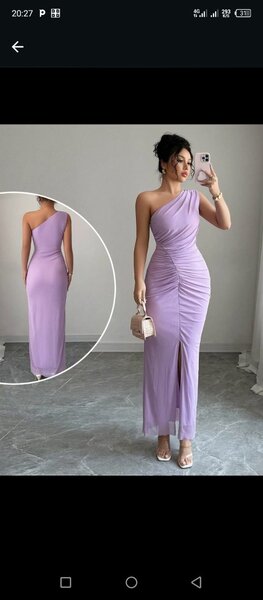 Robe Longue Épaule Dénudée