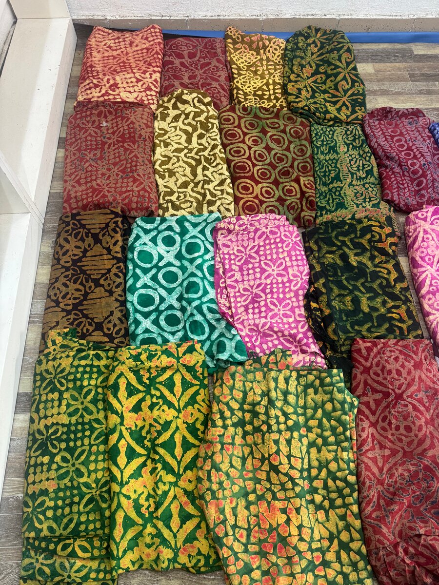 Tissus Batik Colorés