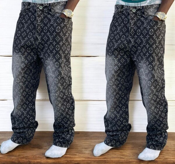 Pantalon large tendance homme