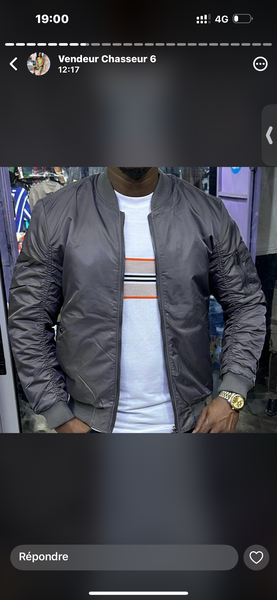 Blouson Bombardier Homme