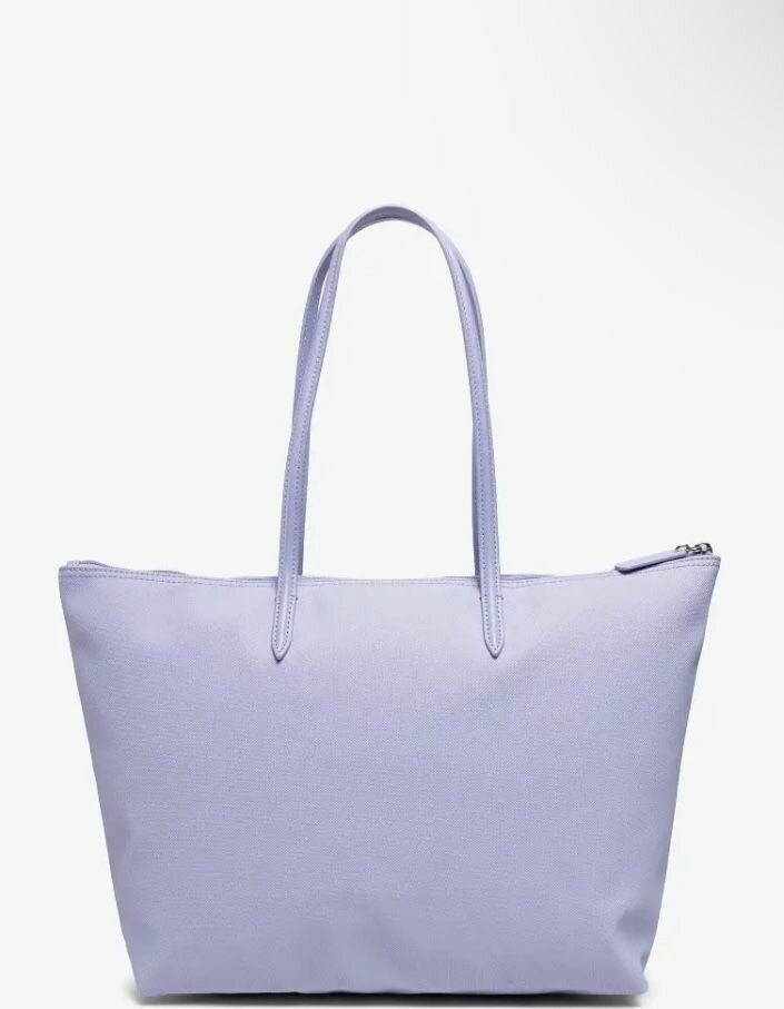 Grand sac à main en cuir lavande