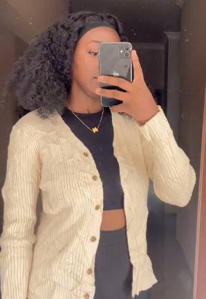  Short knitted cardigan with buttons  size:M/S