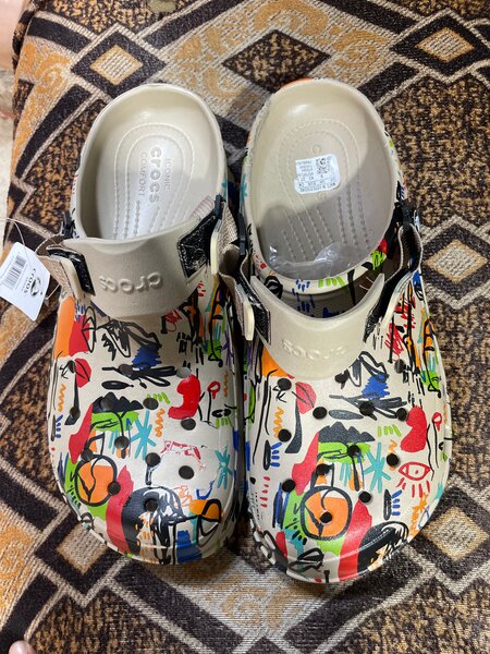 Sabots imprimés colorés unisexes