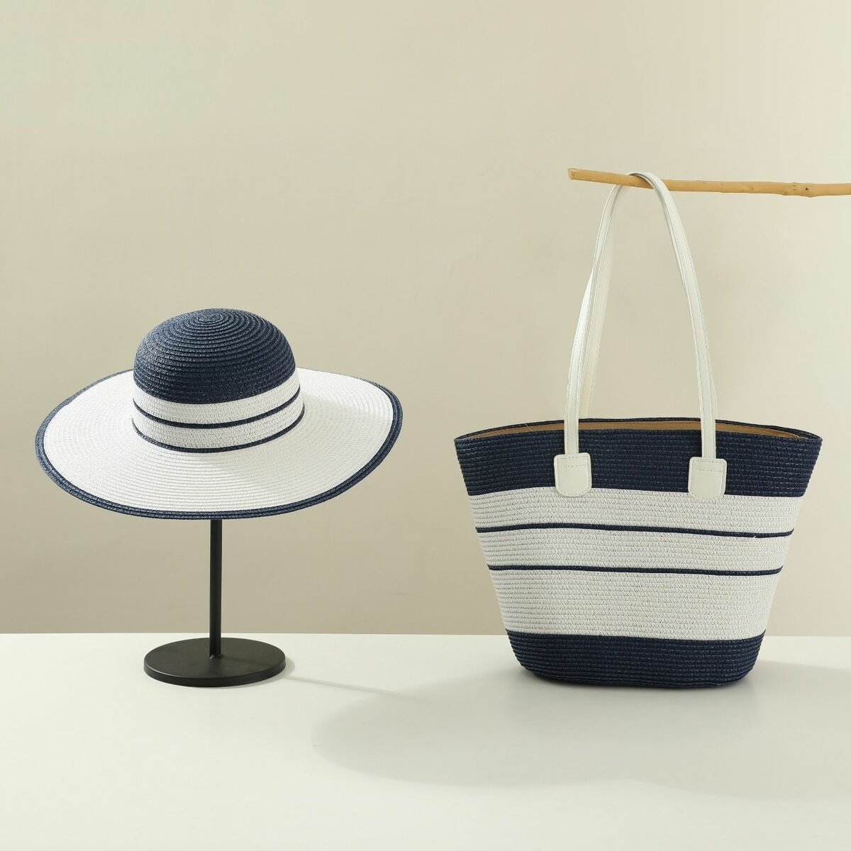 Ensemble Chapeau et Sac Plage