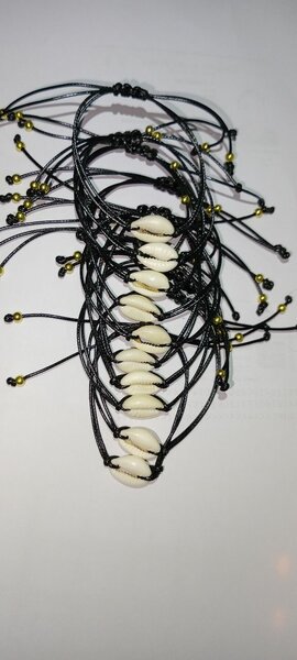 2Bracelets coquillage réglable