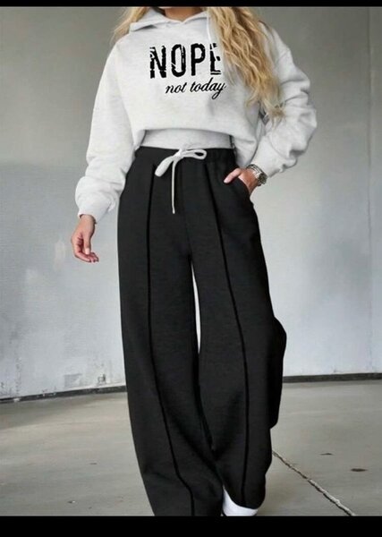 Ensemble décontracté "Nope"