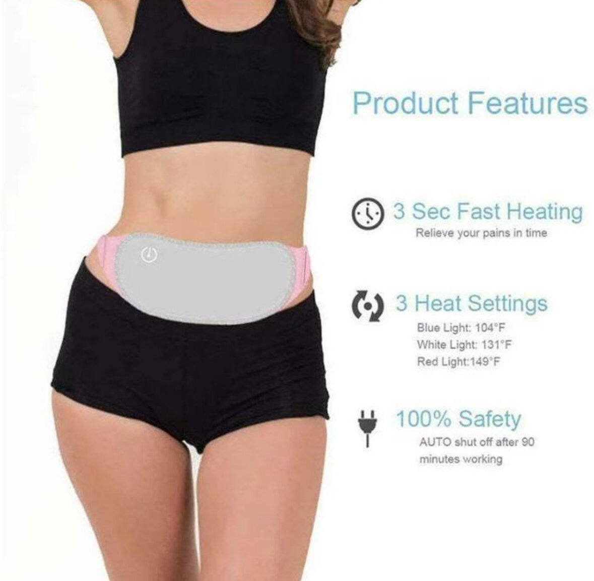 Ceinture chauffante relaxante