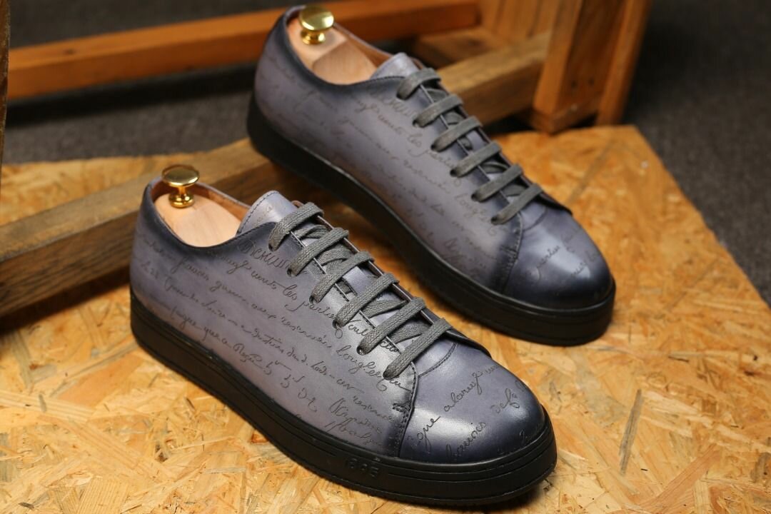 Sneakers en cuir élégant